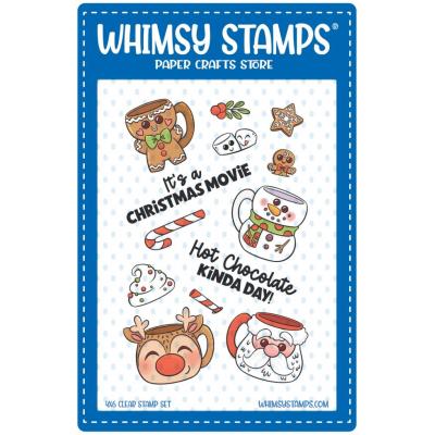 Whimsy Stamps Stempel - Christmas Cocoa Mugs